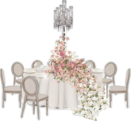 Floral table decoration